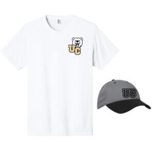 BUNDLE | Hat & T-Shirt  | UC Bear (White)